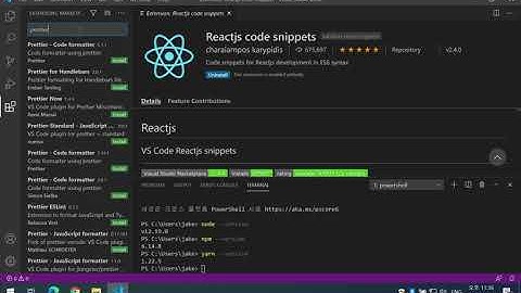 [Re-Start React.js] 02. 리액트 개발 환경 셋팅하기 - VSCode에 익스텐션 설치와 설정값 적용하기