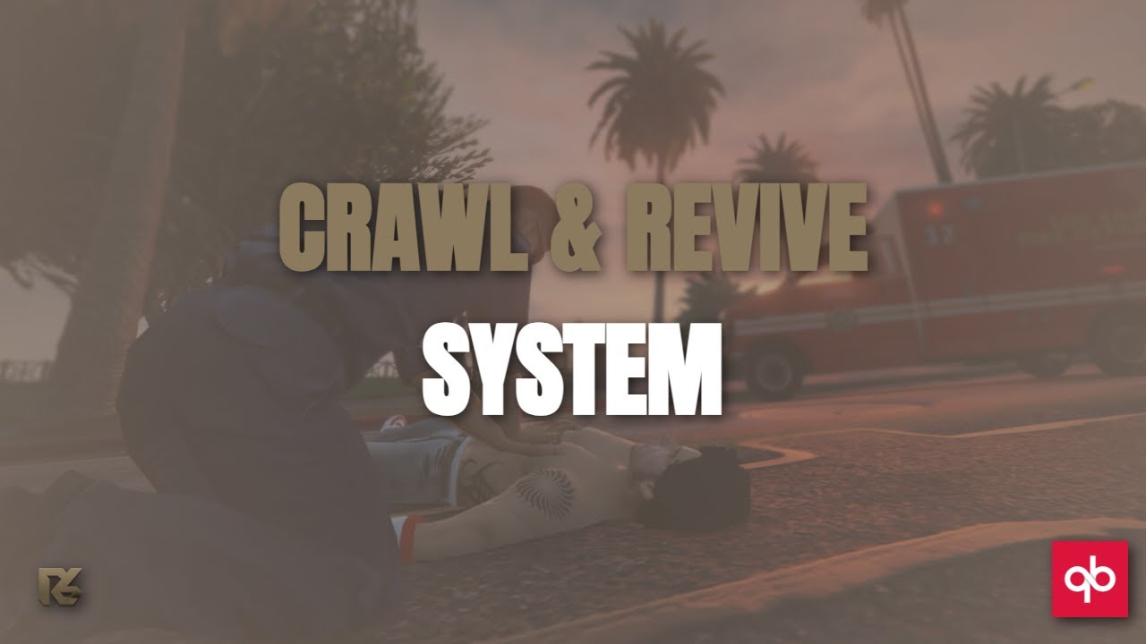 [QBCore] Crawl & Revive Script for FiveM - YouTube