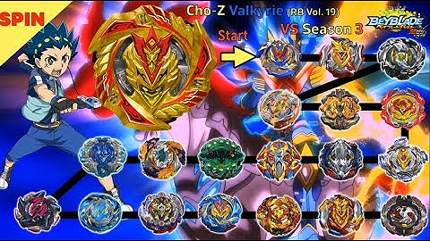 초제트 발키리 VS 올시즌3 마라톤 베이블레이드 버스트 초제트 【Cho-Z Valkyrie VS ALL Season 3】 marathon Beyblade Burst Cho-Z