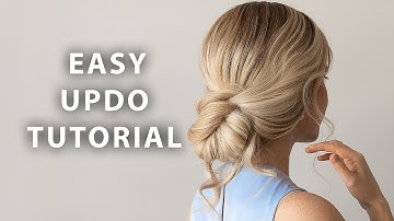 How To: Easy Updo Hairstyle ❤️ Wedding, Bridal & Prom Hair for Medium & Long Hair