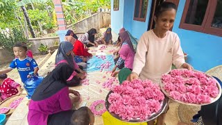 Suasana Persiapan Hajatan Di Kampung‼️Ibu Ibu Yang kerja Nya sangat Kocak 🤣🤣