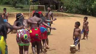 Traditional Dance Of Embera Drua In Panama