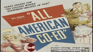 All American Co-Ed (1941) | Full Movie | Frances Langford | Johnny Downs
