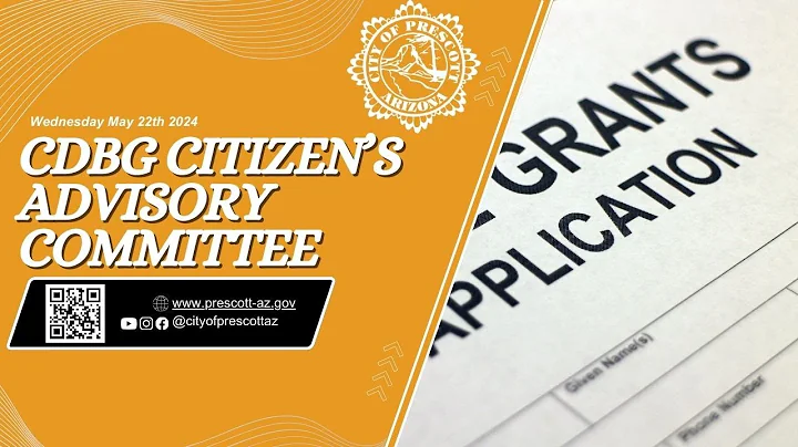 CDBG Citizens Advisory Committee Meeting - May 22, 2024