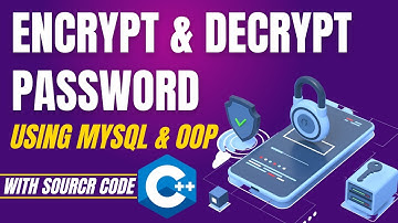 How to Encrypt And Decrypt Password in C++ Using MySQL & OOP | Complete C++ Project  | Urdu/Hindi