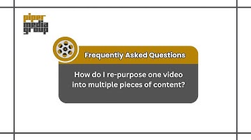 How do I repurpose one video into multiple pieces of content?