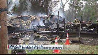 Cherokee County fire destroys structures