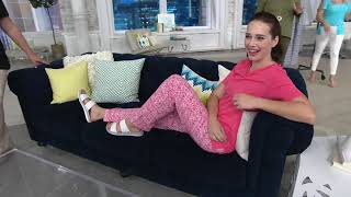 Belle by Kim Gravel TripleLuxe Knit Ikat Print Pull-On Pant on QVC
