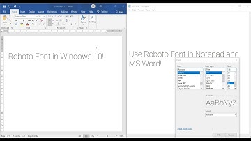 How to download and use the Roboto font family!