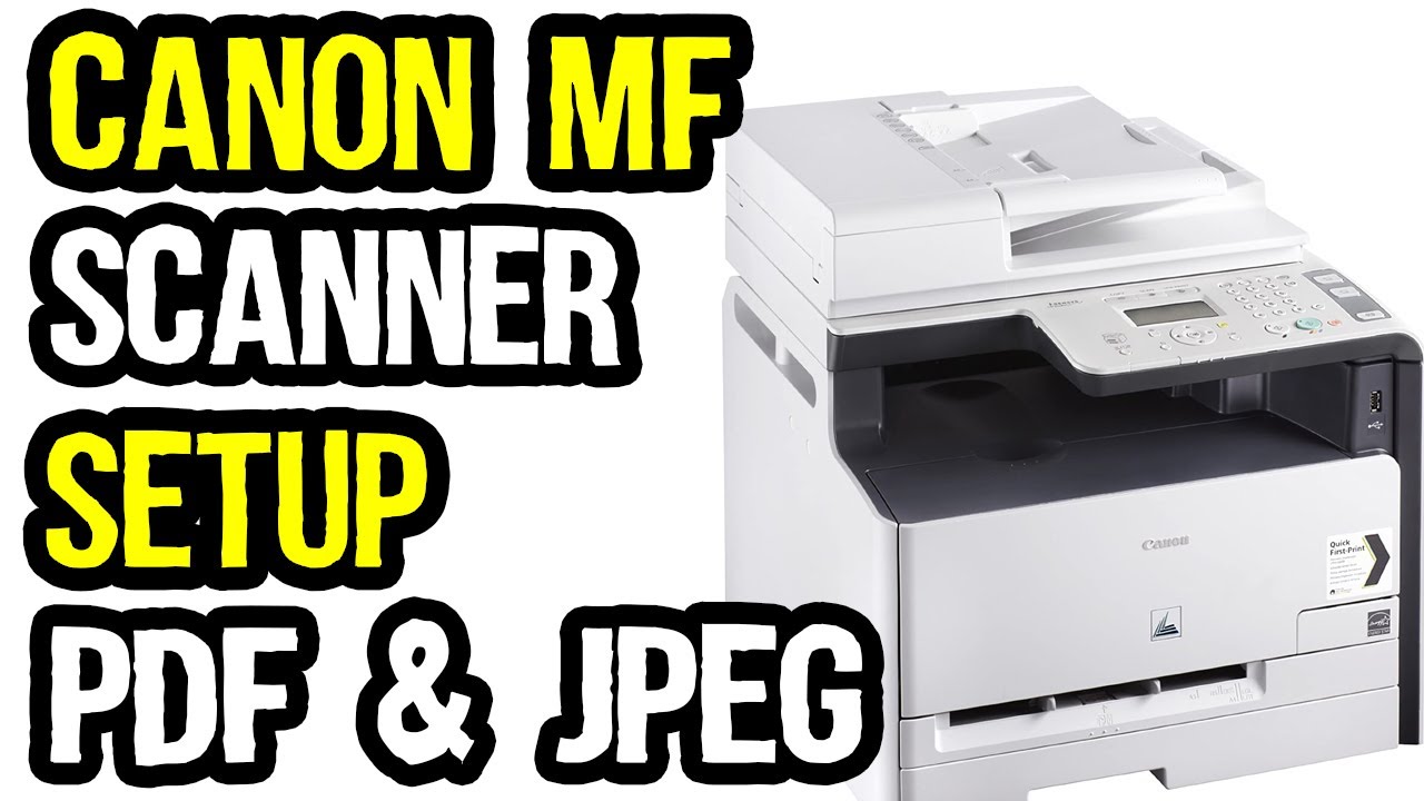 How to Use Scanner in Canon Mf8080Cw? How to Scan Directly from Scanner to  Pen Drive - YouTube