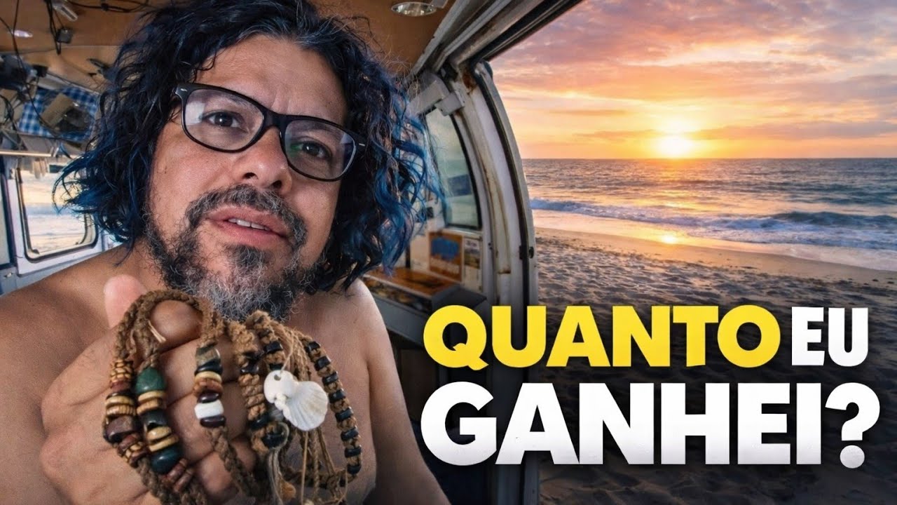 DORMI SOZINHO NA PRAIA DO CUMBUCO… e sobrevivi vendendo artesanato na Kombi.