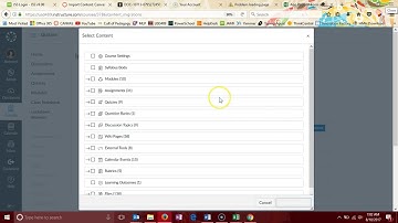 Importing a Quiz/Assignment from another course