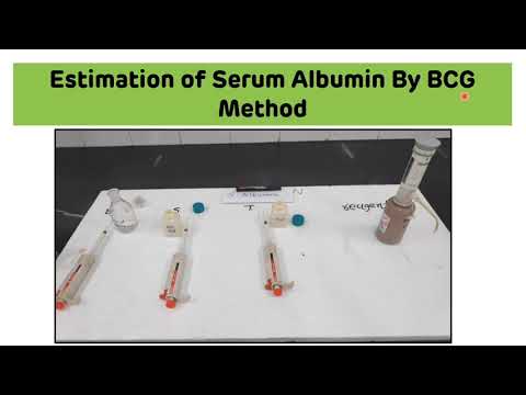 Estimation of Serum Albumin by BCG Method || Bromo Cresol Green Method || Biochemistry Practical