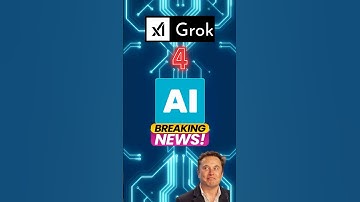 Grok 4 - Elon Musk leveled up the Game #Grok4 #ai #grokai #aimodel #elonmusk #ai2025 #ainews #shorts