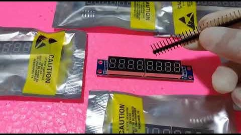 MÓDULO DISPLAY 8 DIGITOS CON MAX7219