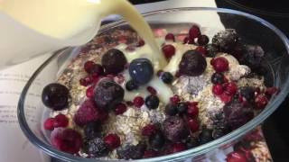 Baked Berry oats