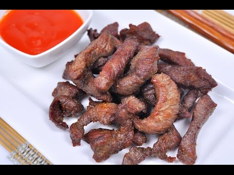 Fried Beef with Fish Sauce (Thai Food) - 