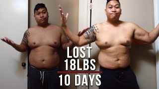 I lost 18 pounds from water fasting for 10 days