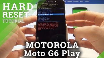How to Hard Reset MOTOROLA Moto G6 Play - Bypass Screen Lock / Factory Reset