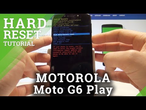 How to Hard Reset MOTOROLA Moto G6 Play - Bypass Screen Lock / Factory Reset