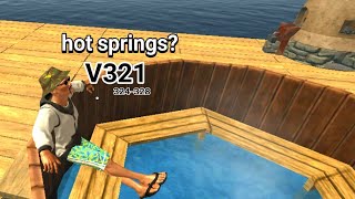 There is a hot spring? || Survival on Raft[v328]