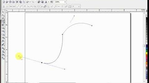 bezier tool in CorelDraw