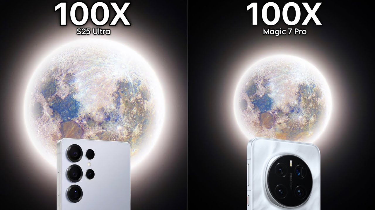 Сравнение тестов Live Zoom на Samsung Galaxy S25 Ultra и Honor Magic 7 Pro