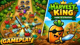 Harvest King: Farm TD Strategy - Android Gameplay! screenshot 1