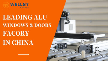 1 Min Factory Look: High-Quality Aluminum Doors & Windows Manufacturing | Wellste
