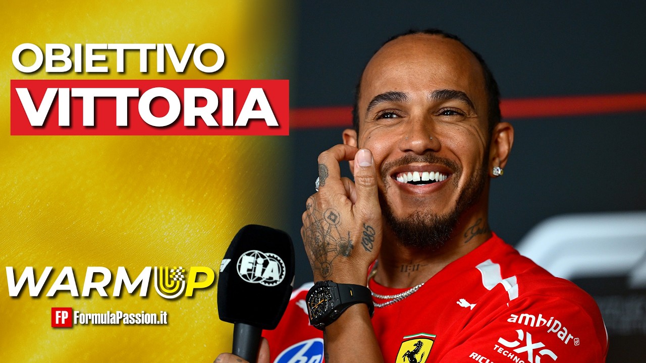 HAMILTON è CARICO a PALLETTONI | WarmUp F1 156 - 5/3