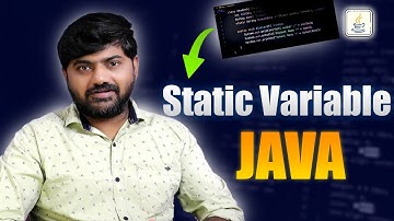 #30 Java Static Variables Explained for Beginners in Telugu