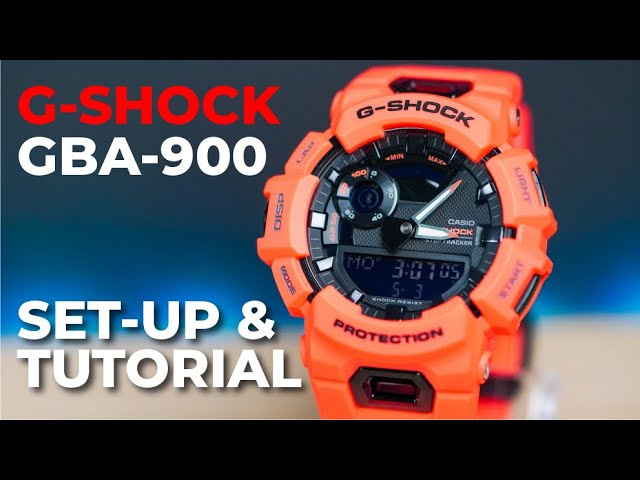 G-Shock GBA-900 Setup & Function tutorial | Module 5641 - YouTube