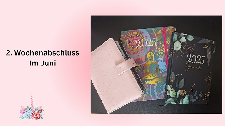 2. Wochenabschluss im Juni