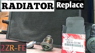 How To Replace Radiator (Toyota Altis) Tagalog