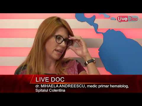 LiveDoc cu dr. Mihaela Andreescu, hematolog despre cancerele sângelui