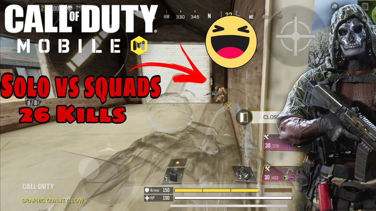 New record in COD Mobile Blackout 26 kills solo vs squads - YouTube