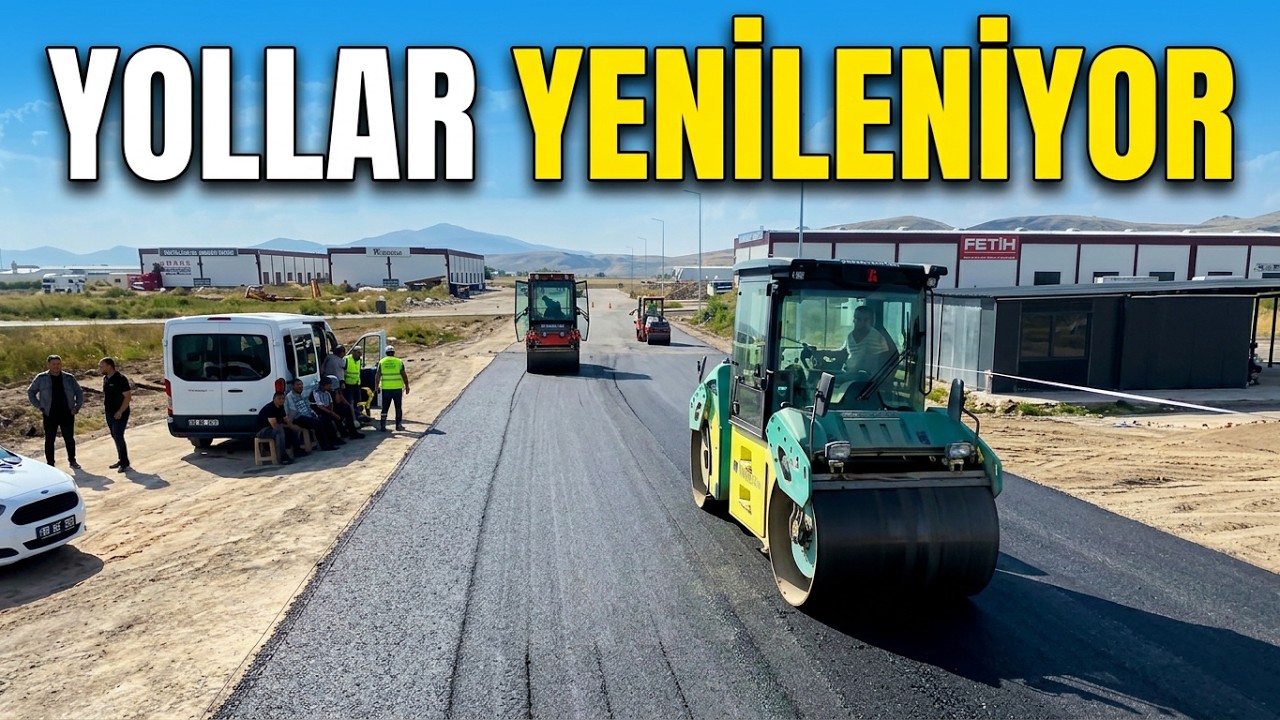 Melikgazi'den Metalsan Sanayi Sitesi'ne Asfalt Yol Desteği