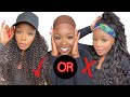 BIG TRENDS! Baseball Hat Wig VS Headband Wig! 😫 Easy, Shake & Go looks! Little Effort! Nadula Hair