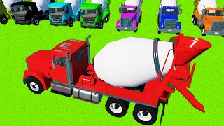 Cars crashes #1 Concrete mixer trucks. Cars crashing BeamNG Drive