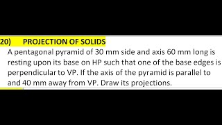 20 PROJECTION OF SOLIDS - AutoCAD 2022