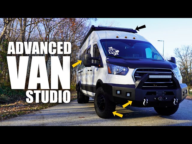 FORD TRANSIT VAN CONVERSION BUILD Video/Podcasting Studio class=