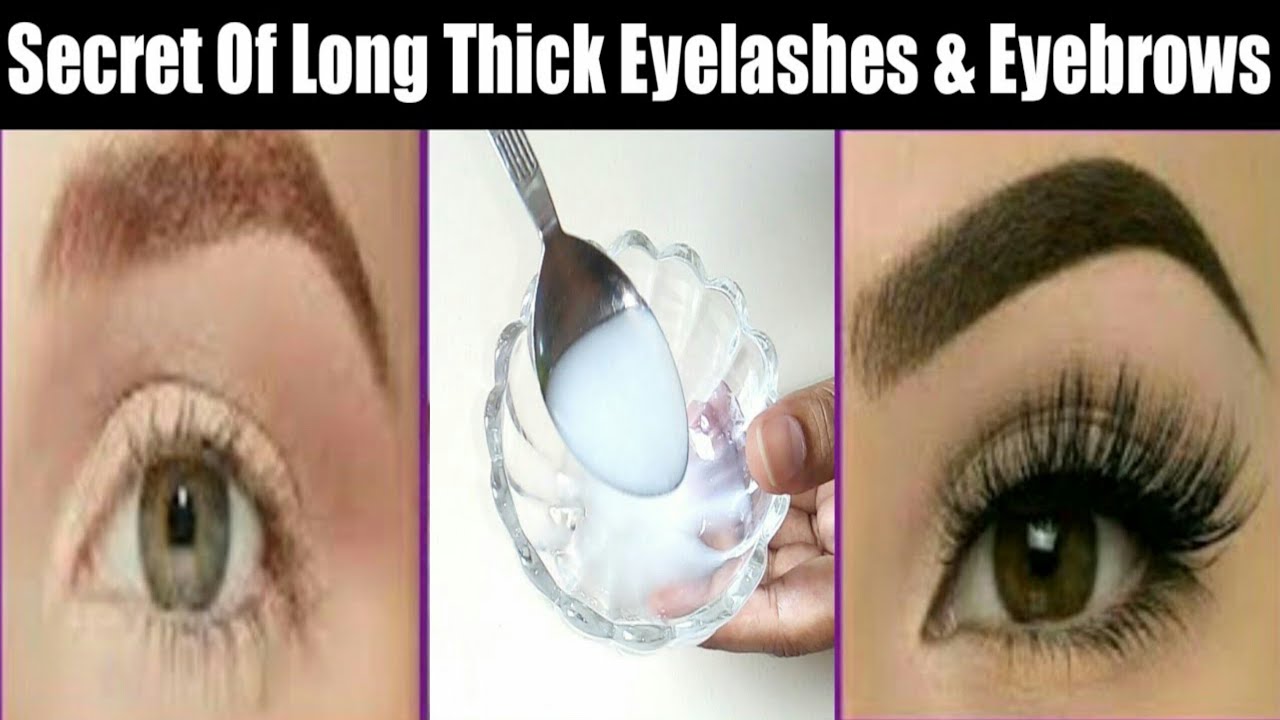 How To Grow Long & Thick EYELASHES & EYEBROWS Naturally. Get Thicker Eyebrows & Eyelashes. Dear