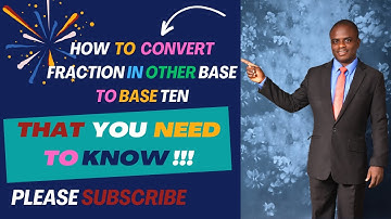 Mathematics : Number Base System(Part 3) (SS1)