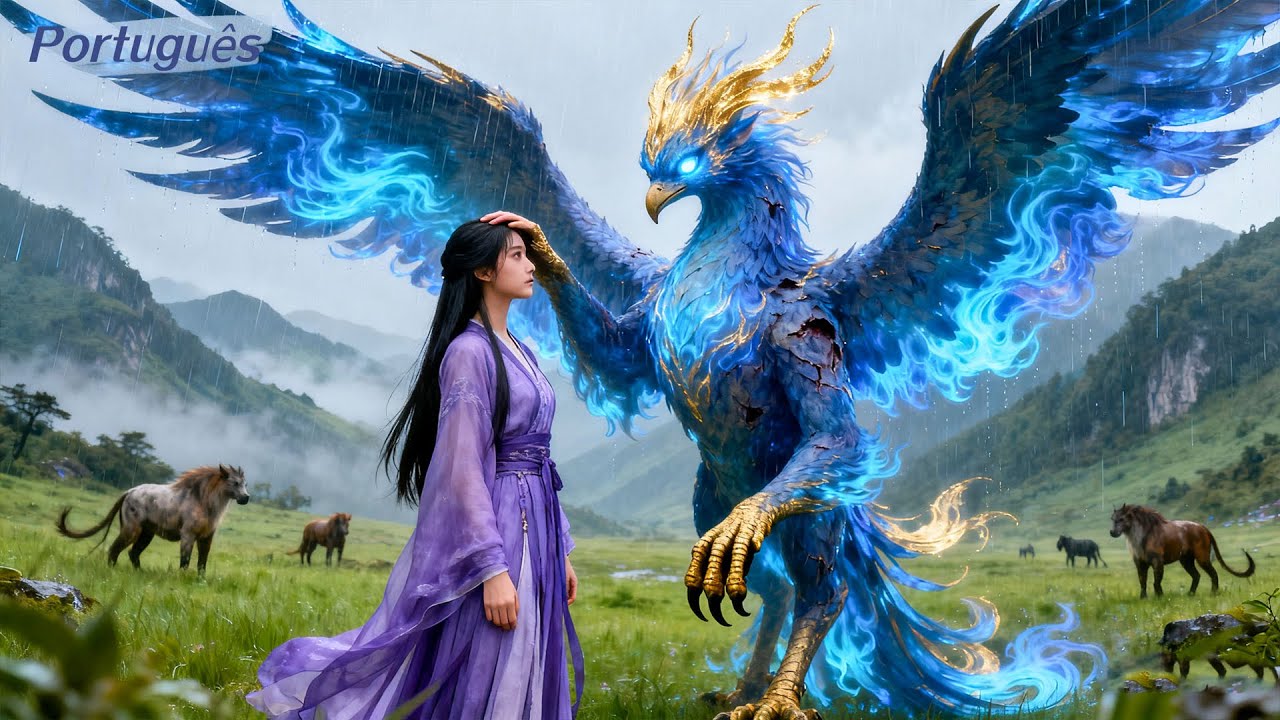 Ela salvou um corvo ferido sem saber que era o Deus Fênix que dominava os três reinos!