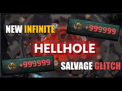 HELLHOLE INFINITE SALVAGE GLITCH 1800 SALVAGE/HOUR BEST METHOD TO GET SALVAGE - roblox