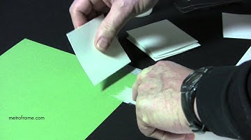 How to attach Japanese hinges to artwork