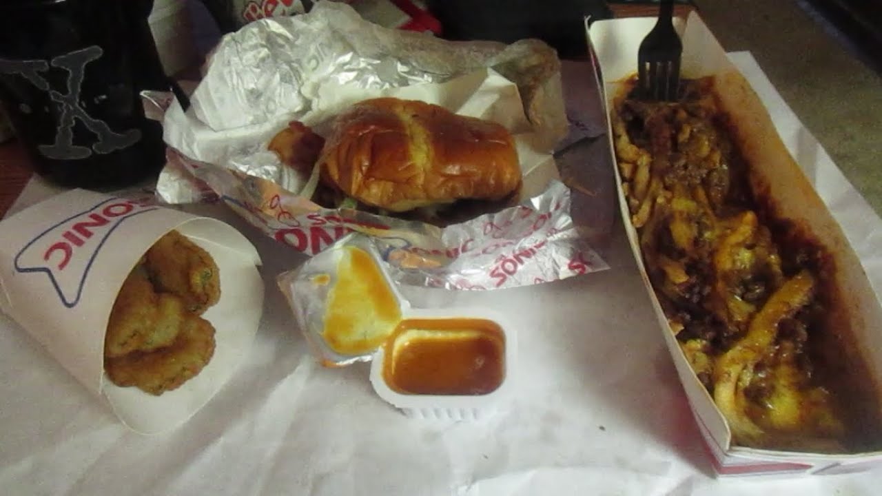 Sonic BRAND NEW BBLT Sandwich Chili Cheese Fries Pickle O's & Signature