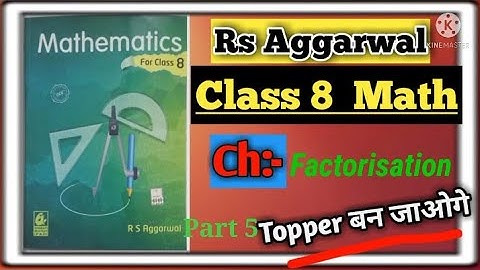 solution of rs Aggarwal class 8