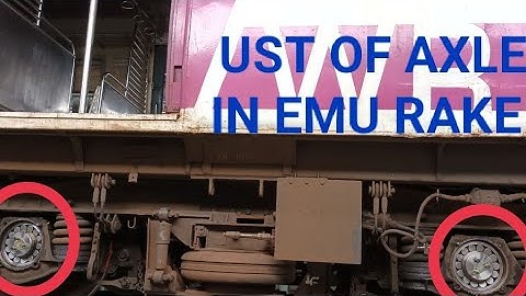 Ultrasonic Testing (UST) Of EMU Axle