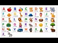 A for Apple, B for Ball | ABC Learning Video for Kids/ | Learn A to Z with Fun Animals & Objects